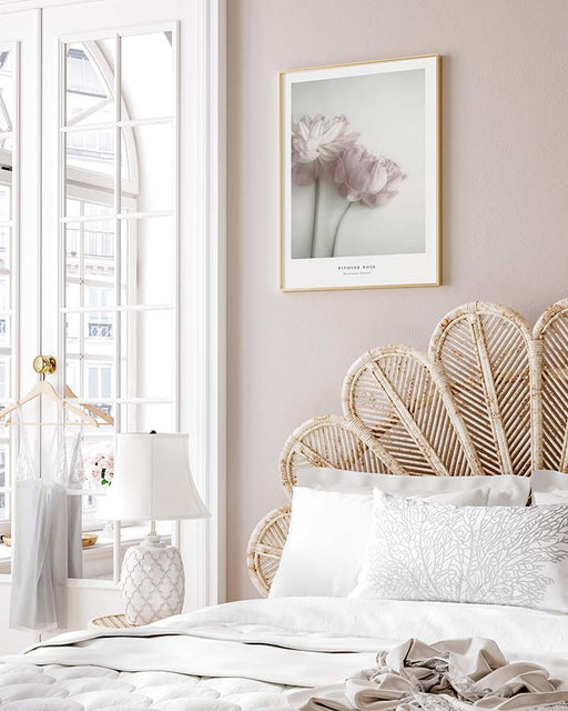 Pivoine rose Affiche