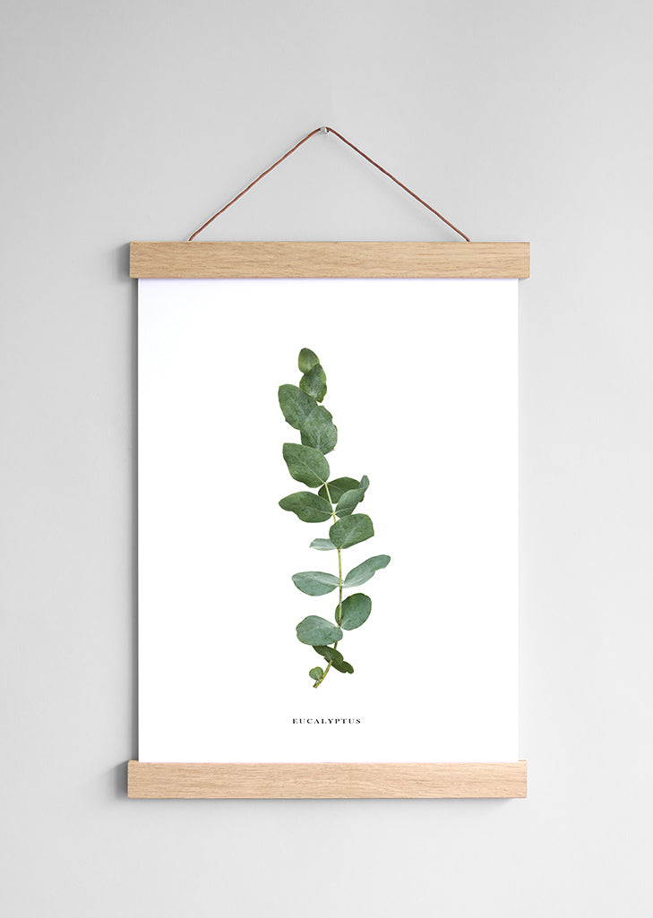 Porte affiche en chêne 22cm