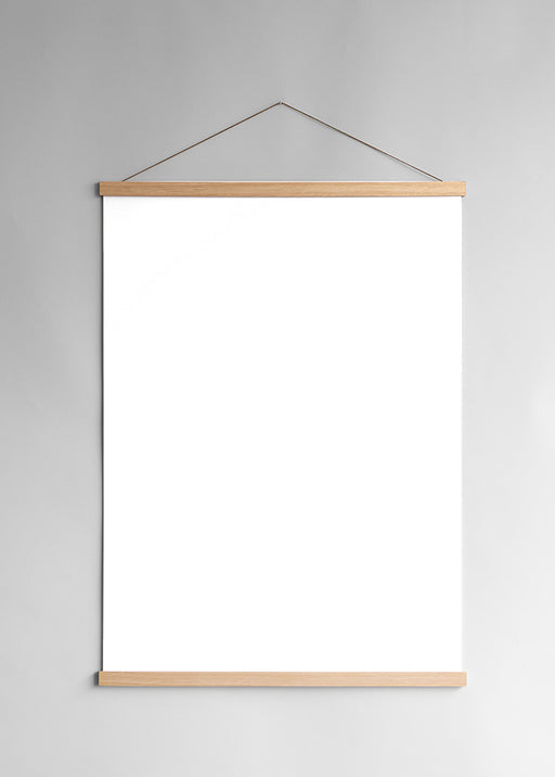 Porte affiche en chêne 51cm