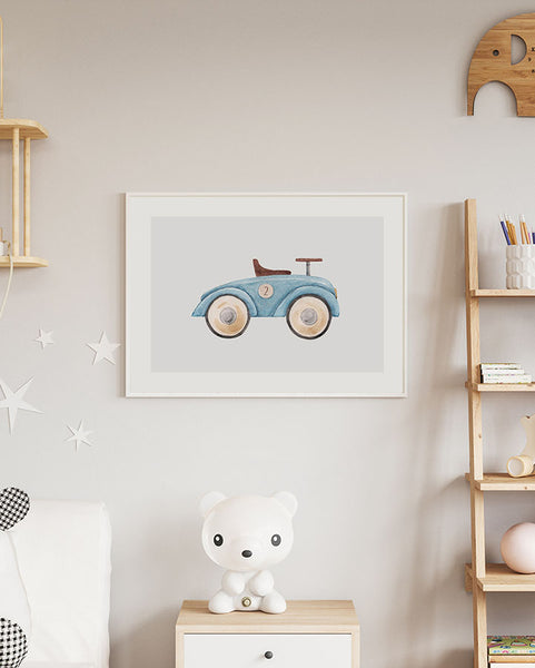 Race Car No2 Poster – Nordipo.ch