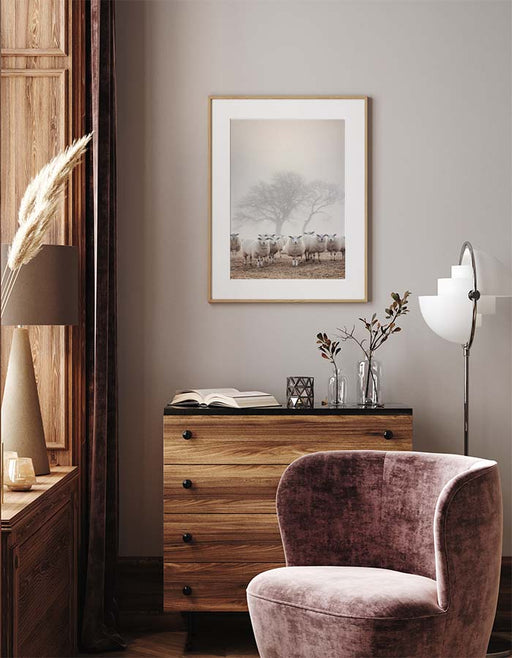 Troupeau de moutons Affiches