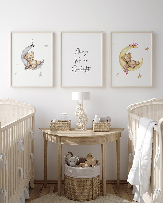 Schlafender Teddybär Poster