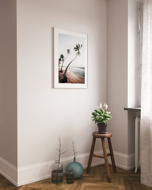 Palmiers du Sri Lanka Affiche