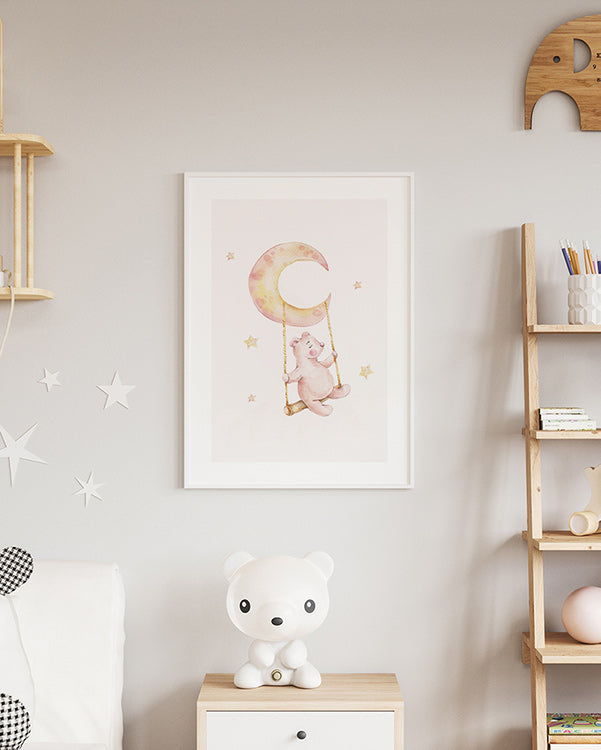 Swinging Bear Poster