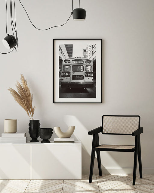 Vintage School Bus Poster