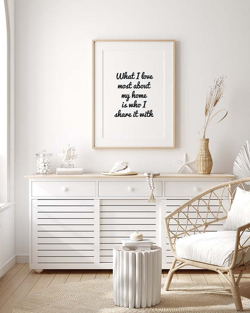 What I Love Most Poster