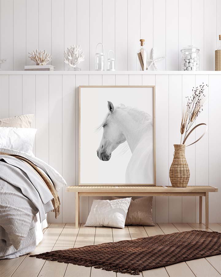 White Horse Poster