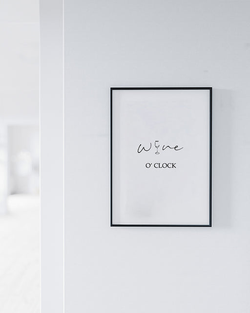 Wine O'clock Poster