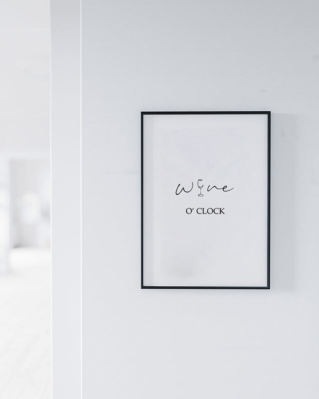 Wine O'Clock Poster